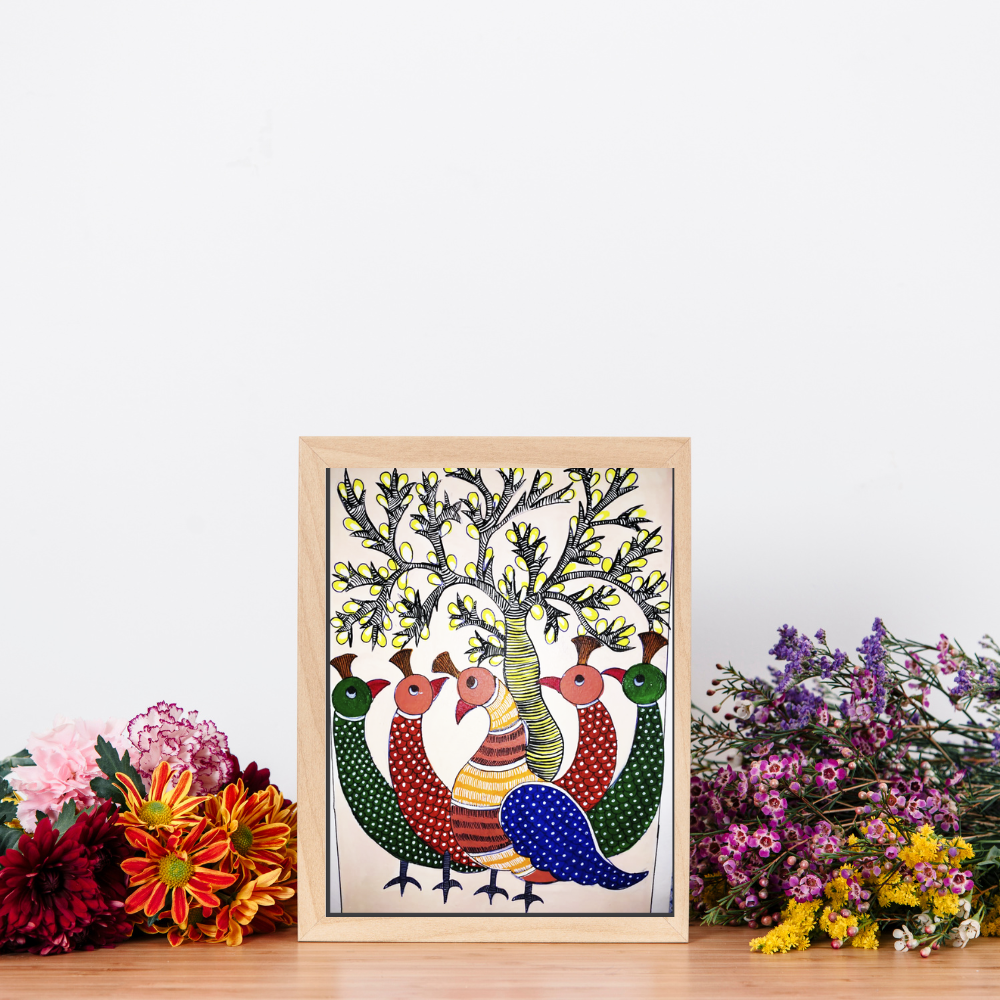 Handmade Gond Painting