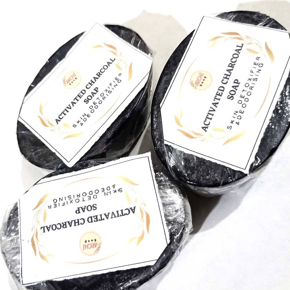 Charcoal Herbal Soap