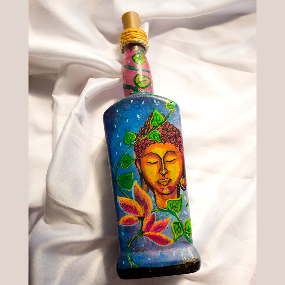 Buddha Bottle Art