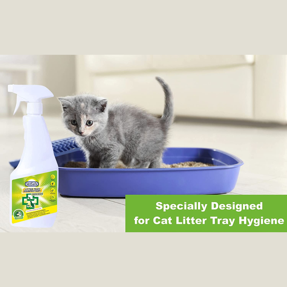 VetSafe Cat Litter Tray Disinfectant (500ml)