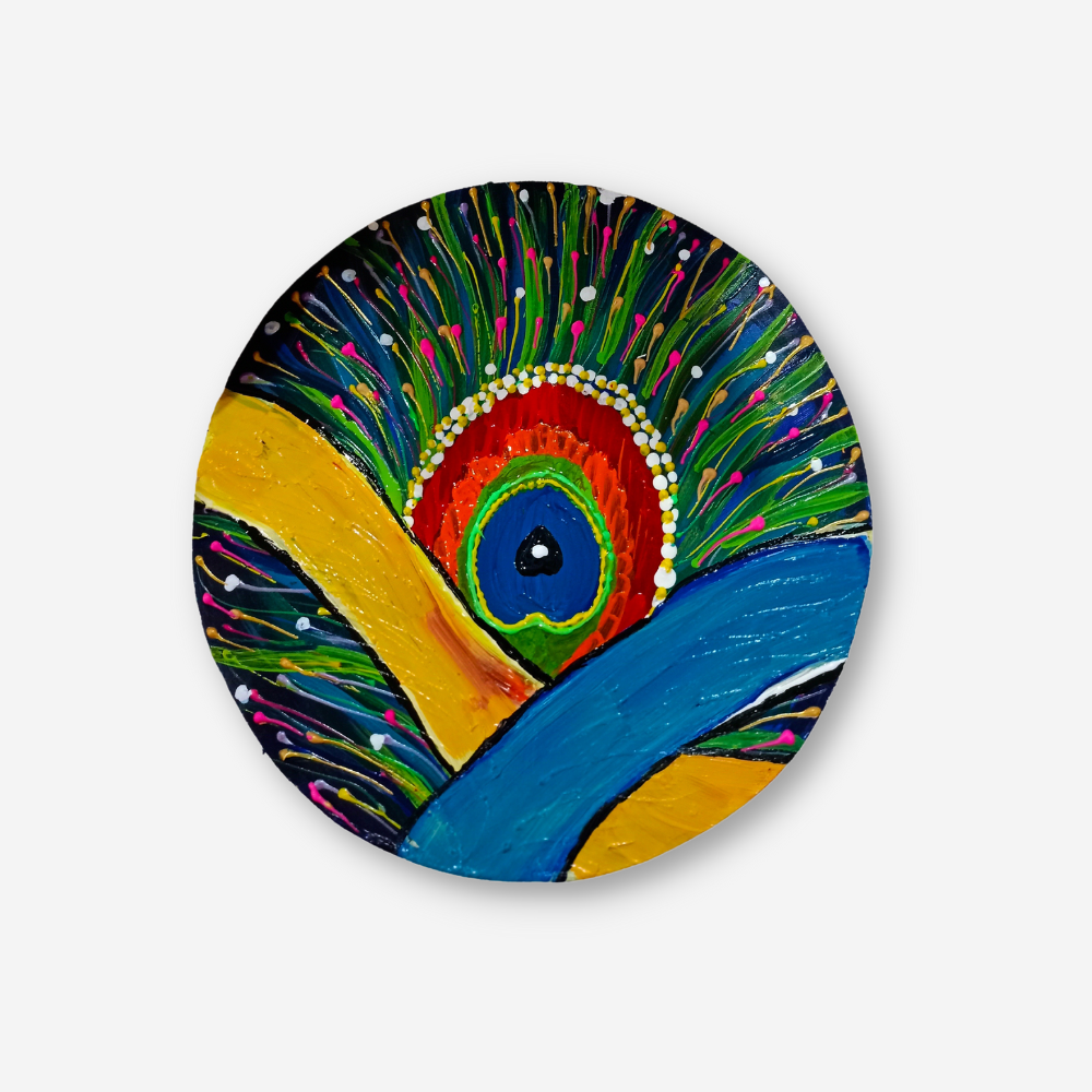 Mor Pankh Wall Plate