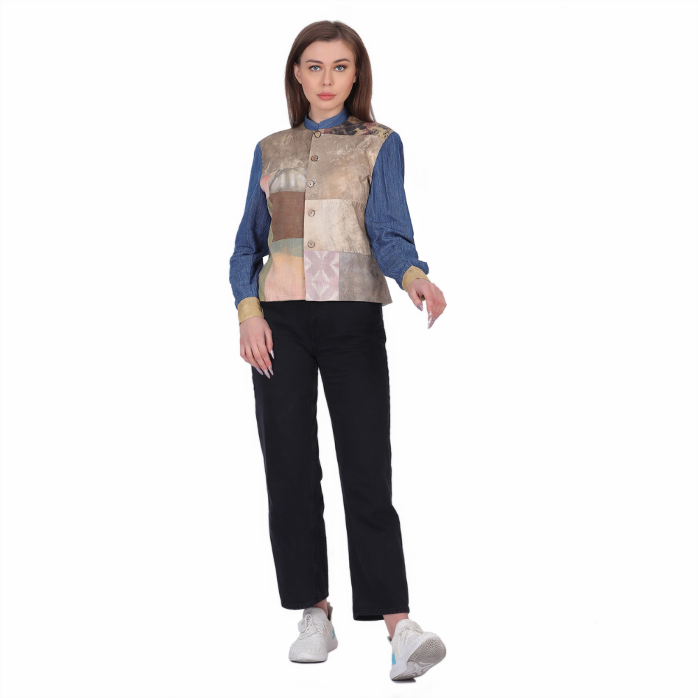 Patchwork Natural Dyes Jacket