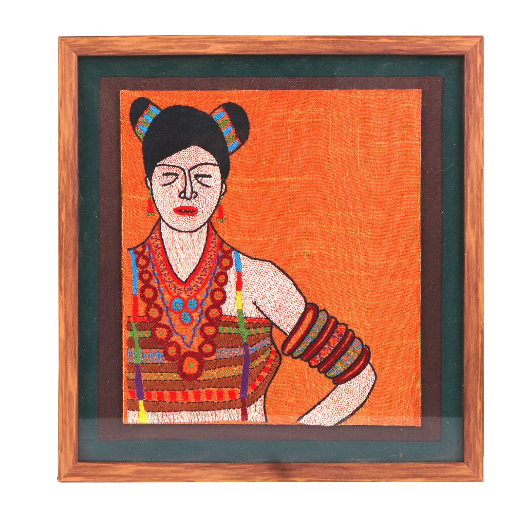 Indha Khasi Woman Wall Decor