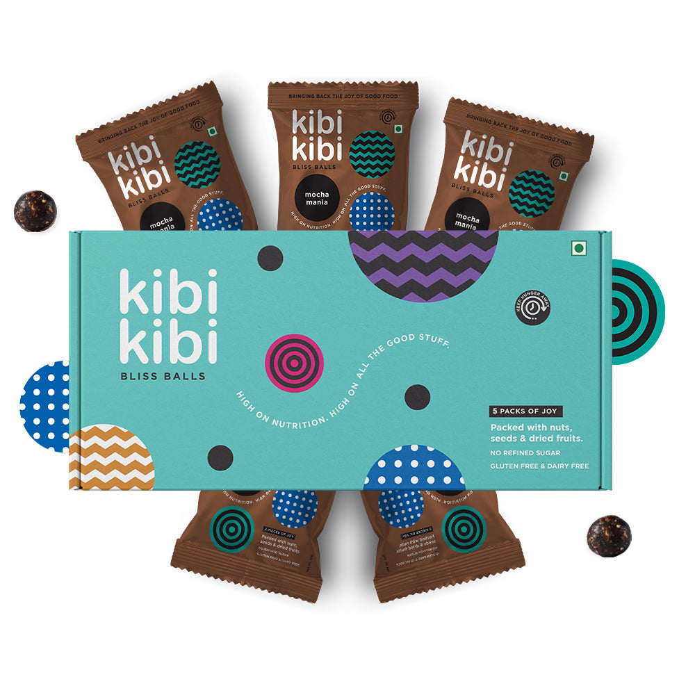Kibi Kibi Mocha Mania Bliss Balls (Pack of 5)