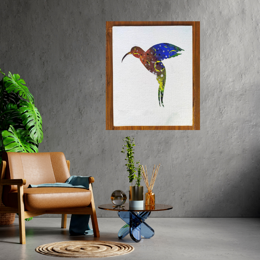 Handmade Bird Acrylic Art