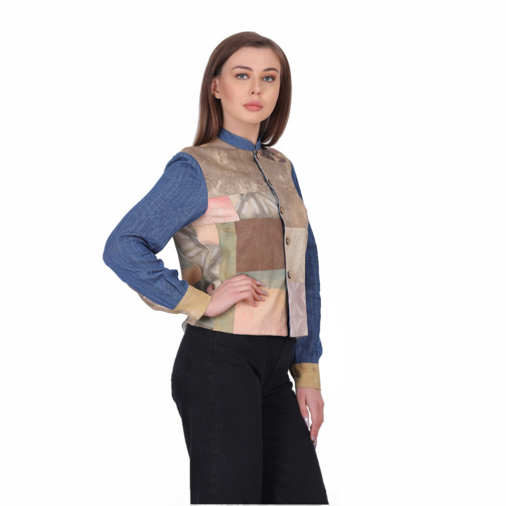 Patchwork Natural Dyes Jacket