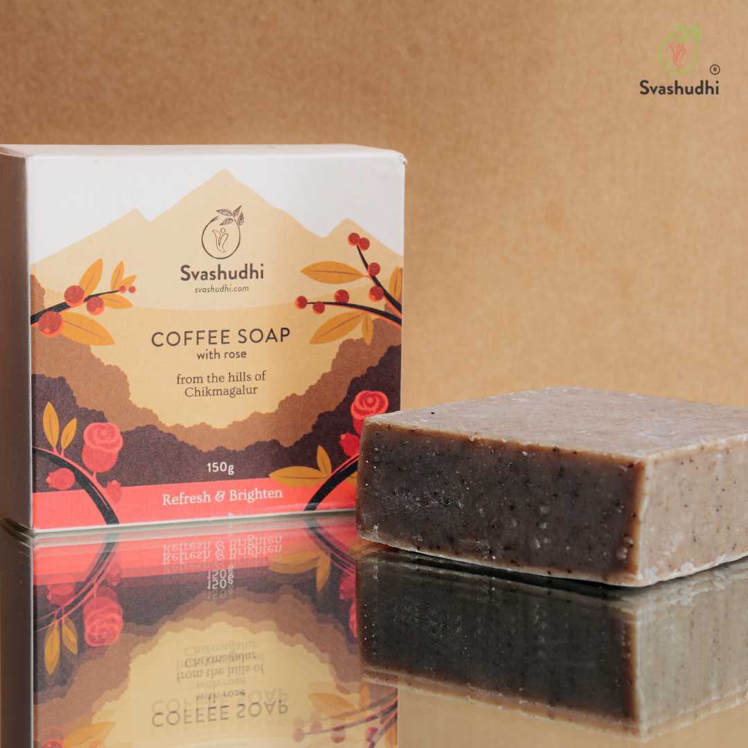 Coffee Soap with Rose (150g)