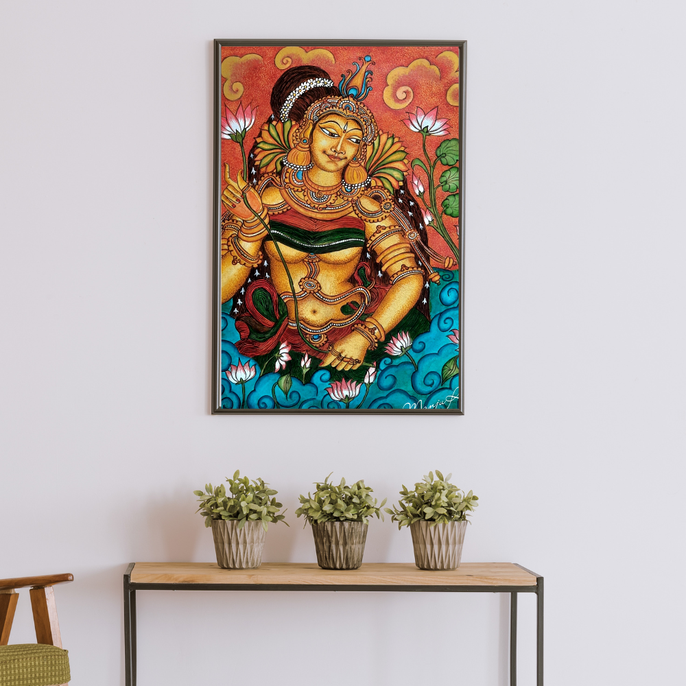 Kerala 'Apsara' Mural Painting