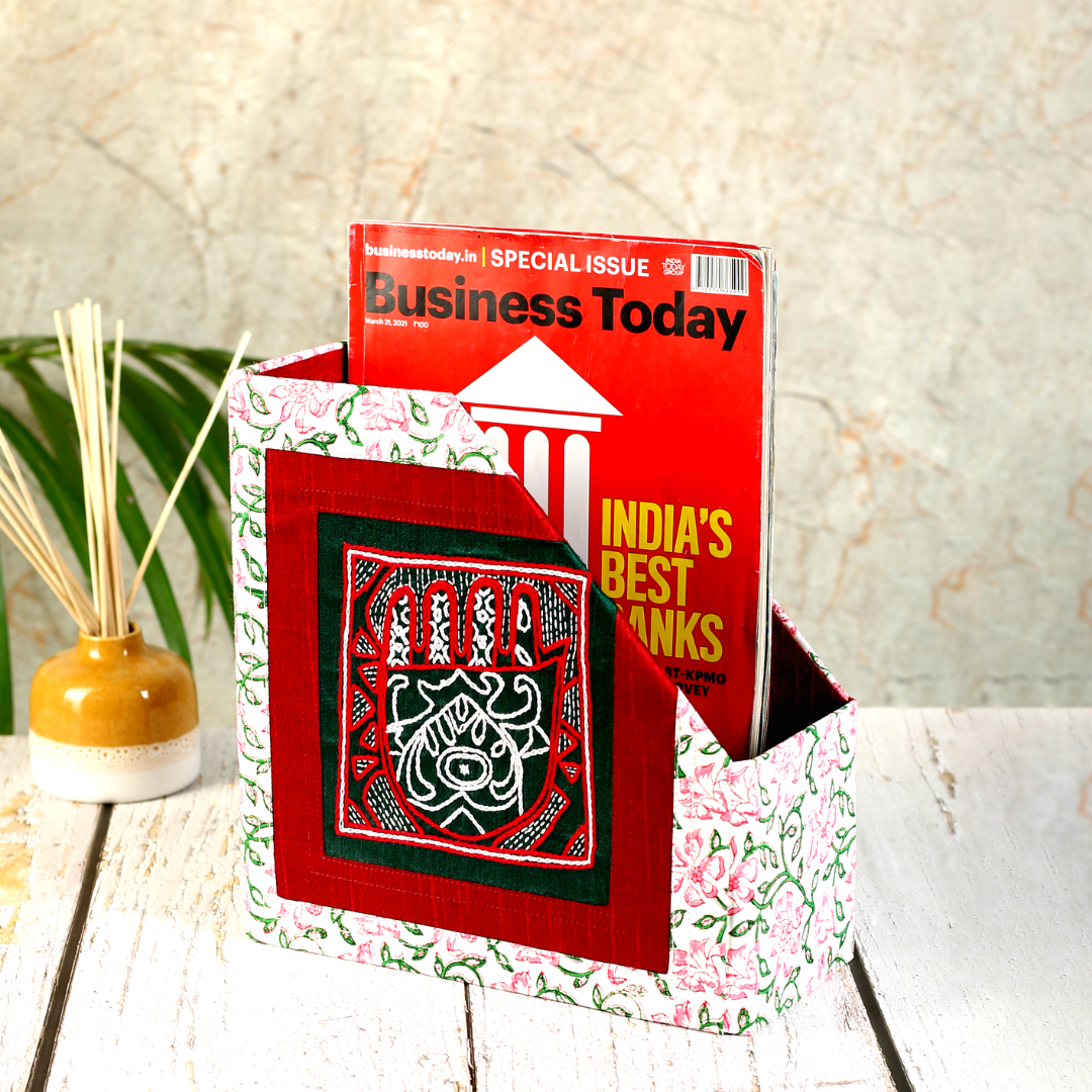 Indha Floral Design Magazine Holder