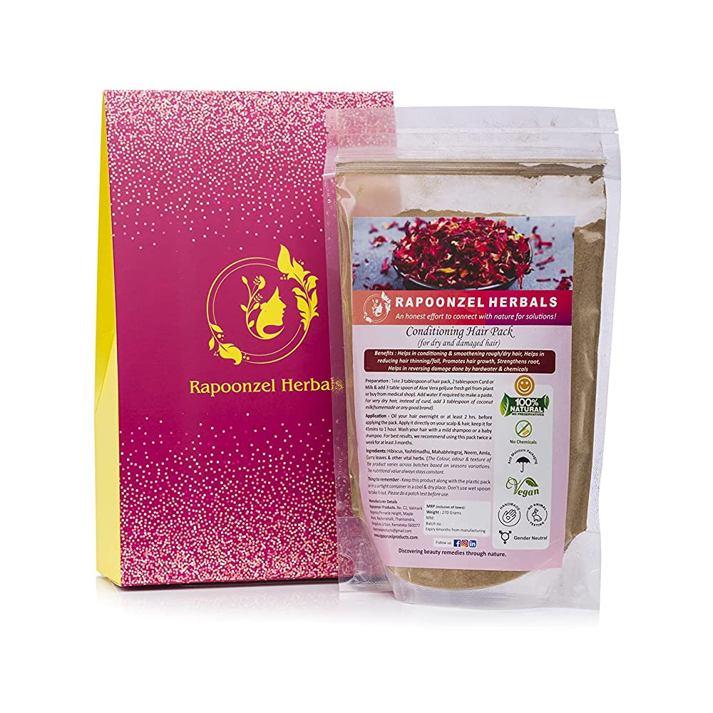 Homemade Organic Deep Conditioning Hair Mask (270g)