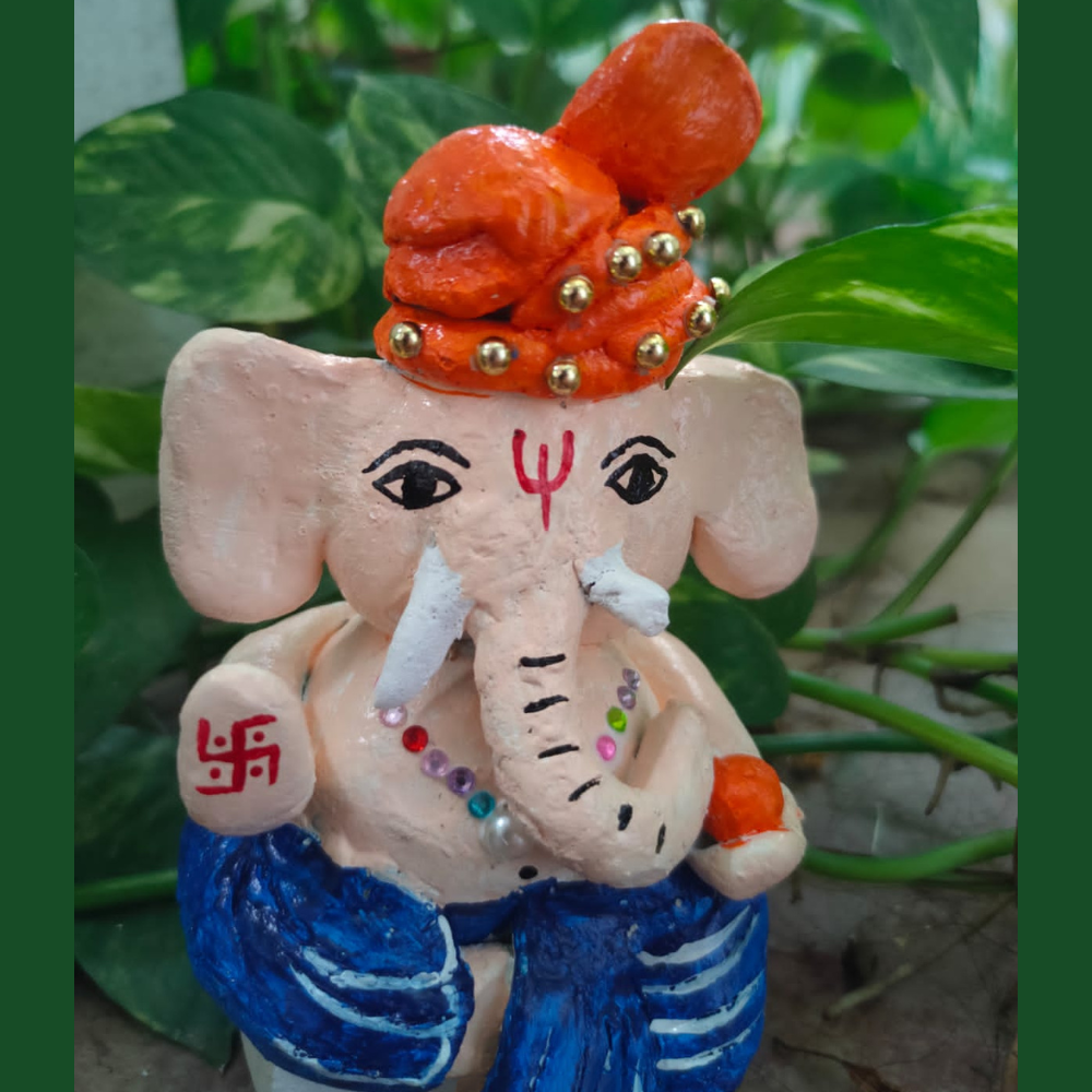 
                  
                    Handmade Eco-Friendly Ganesh Ji Statue
                  
                