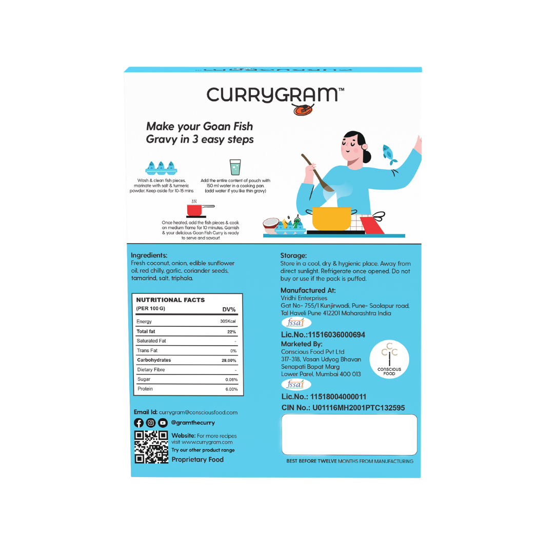 Currygram Goan Fish Curry Gravy (300g)