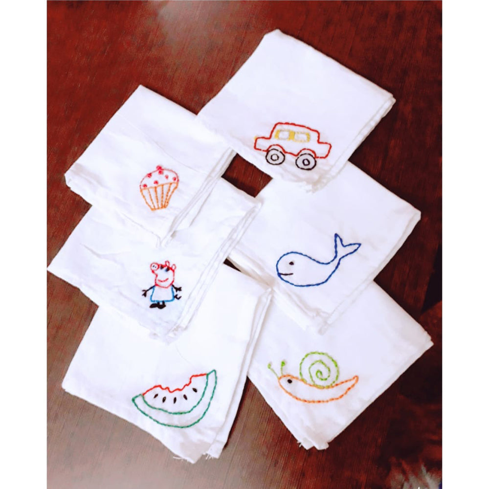 Hand Embroidery Handkerchiefs