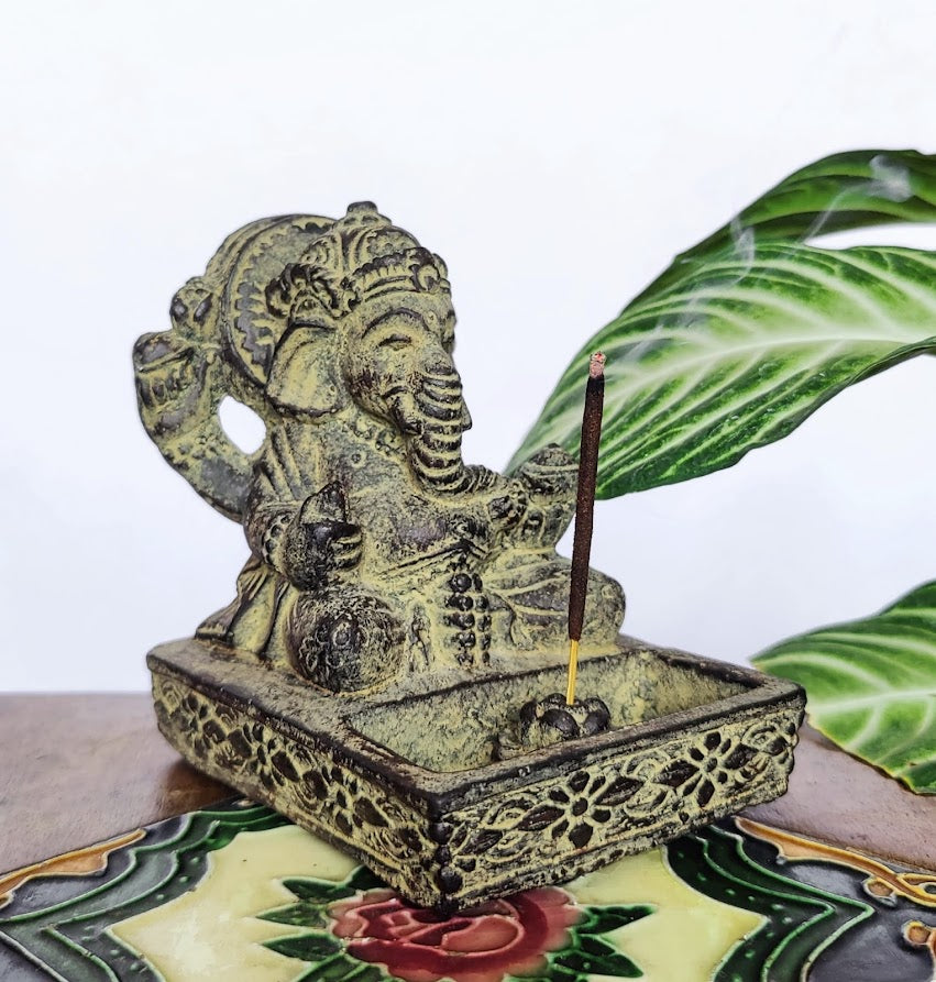 Four Handed Lord Ganesha Incense Stick Holder