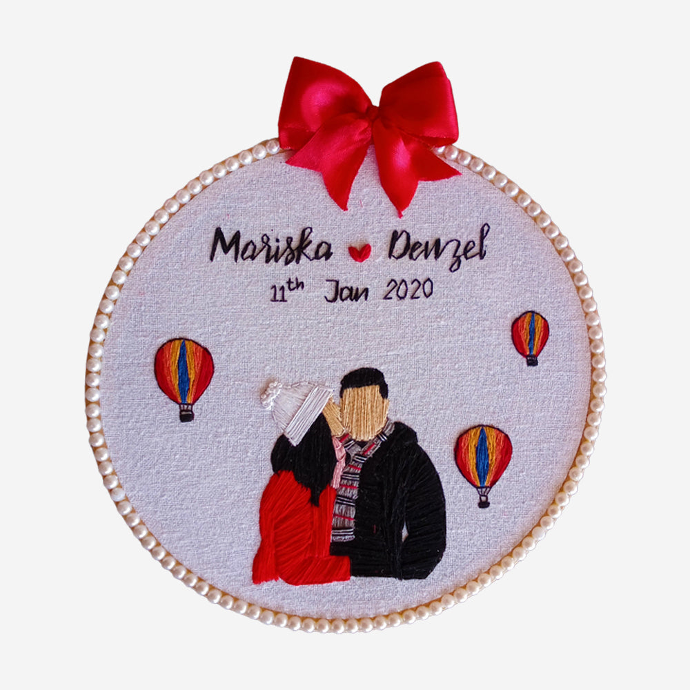 Faceless Embroidery Portrait