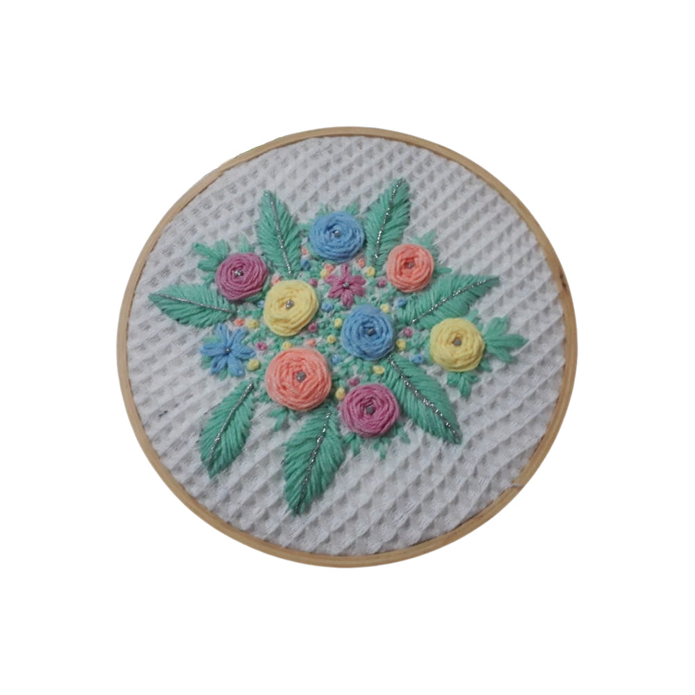 Hoop Embroidery Wall Hanging