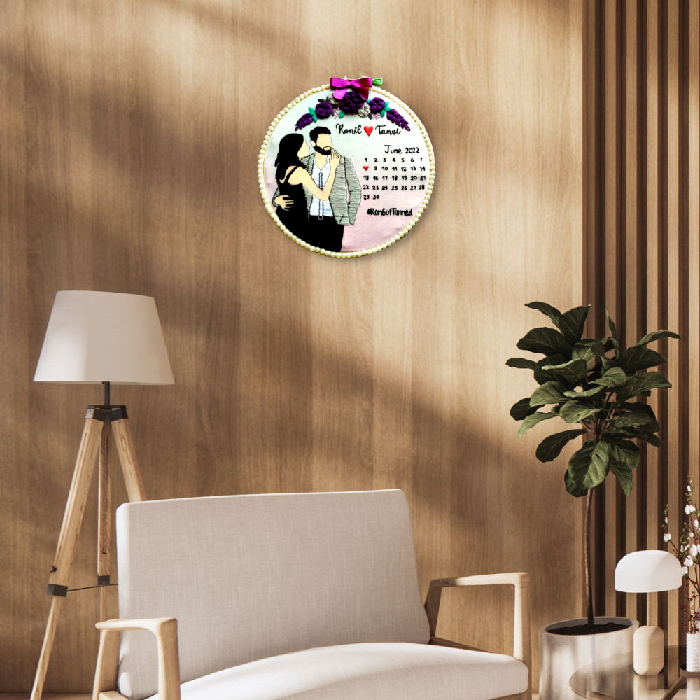 Embroidered Hoop Art