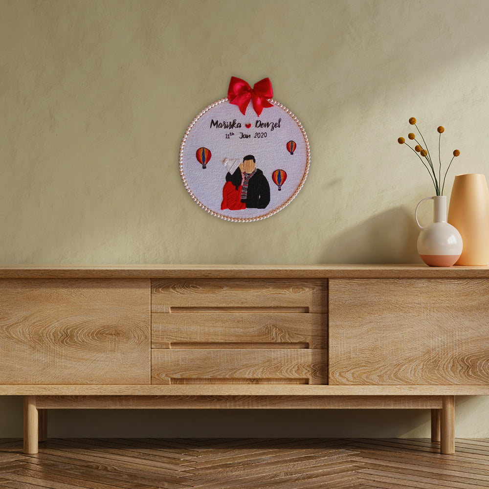 Faceless Embroidery Portrait