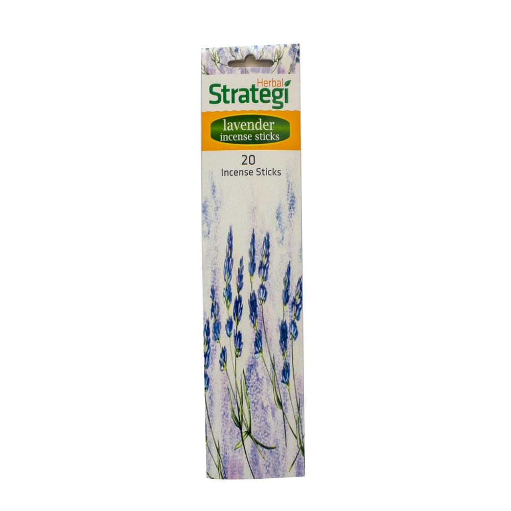 
                  
                    Herbal Strategi Aromatic Incense Sticks - Lavender (20 Sticks)
                  
                