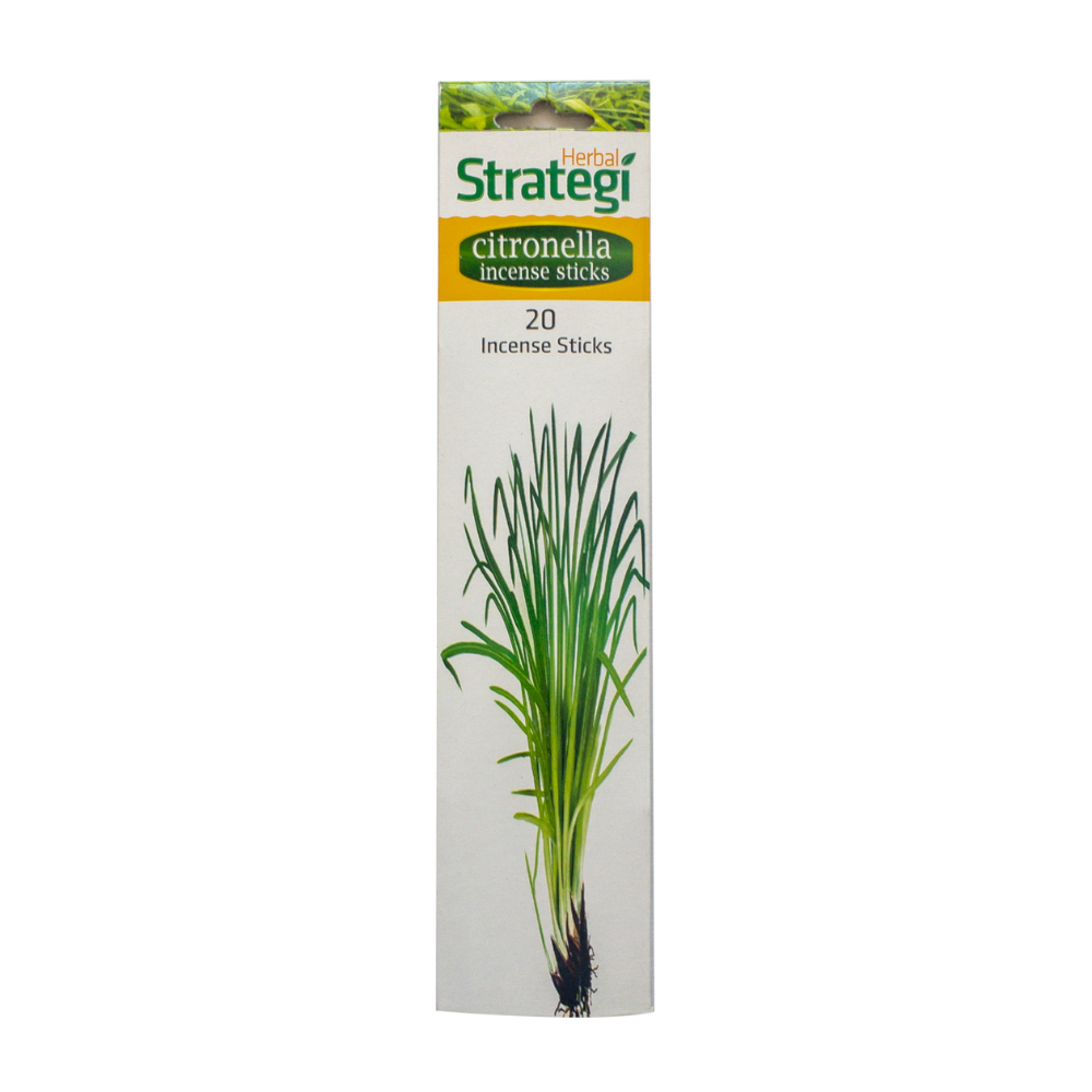 
                  
                    Herbal Strategi Aromatic Incense Sticks - Citronella (20 Sticks)
                  
                