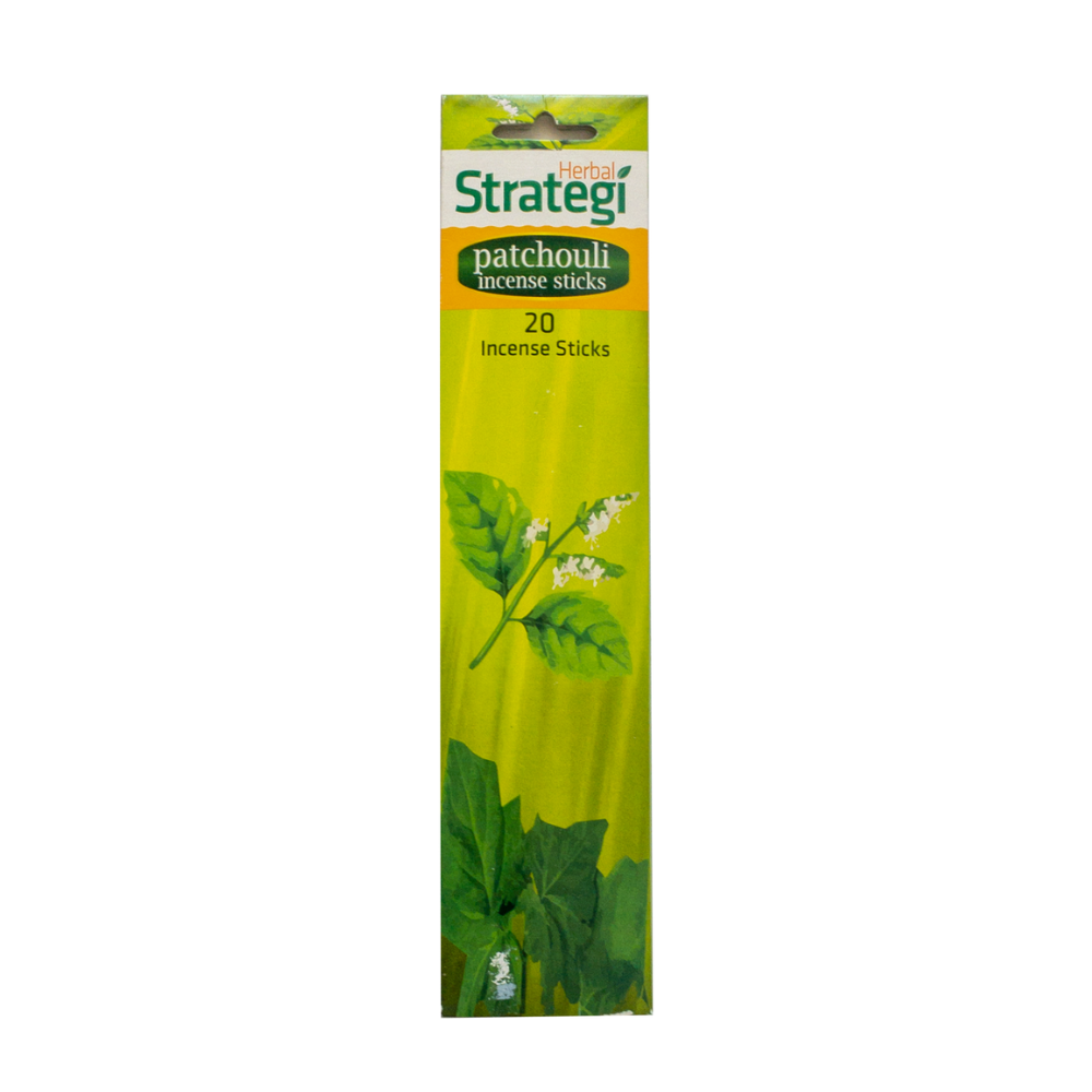 Herbal Strategi Aromatic Incense Sticks - Patchouli (20 Sticks)