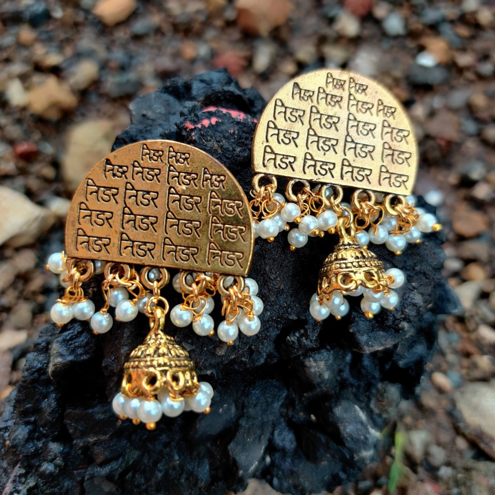 Vedaj Scripted Jhumka