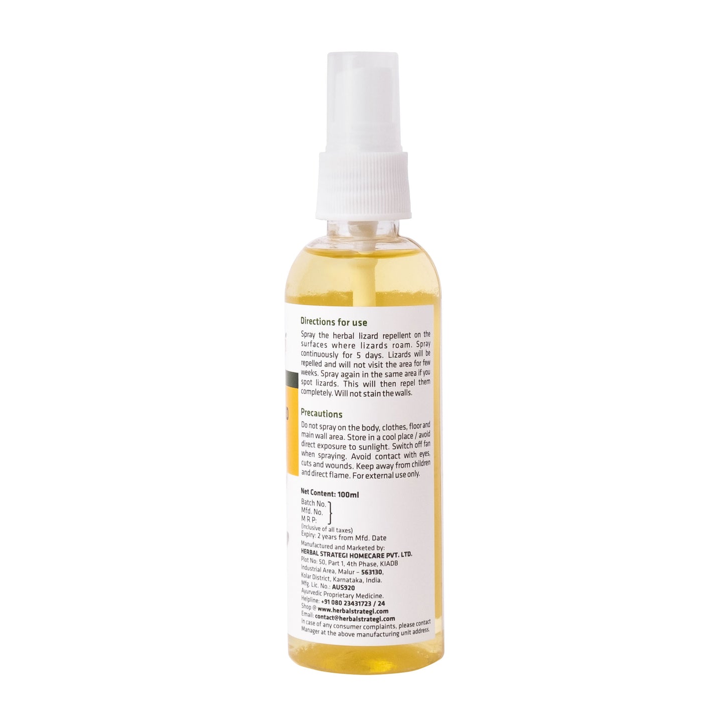 Herbal Strategi Lizard Repellent