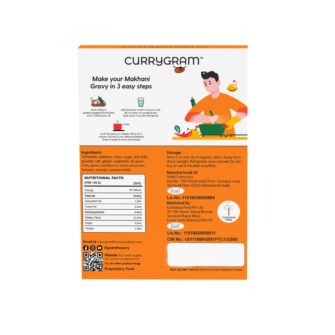 Currygram Makhani Gravy (300g)