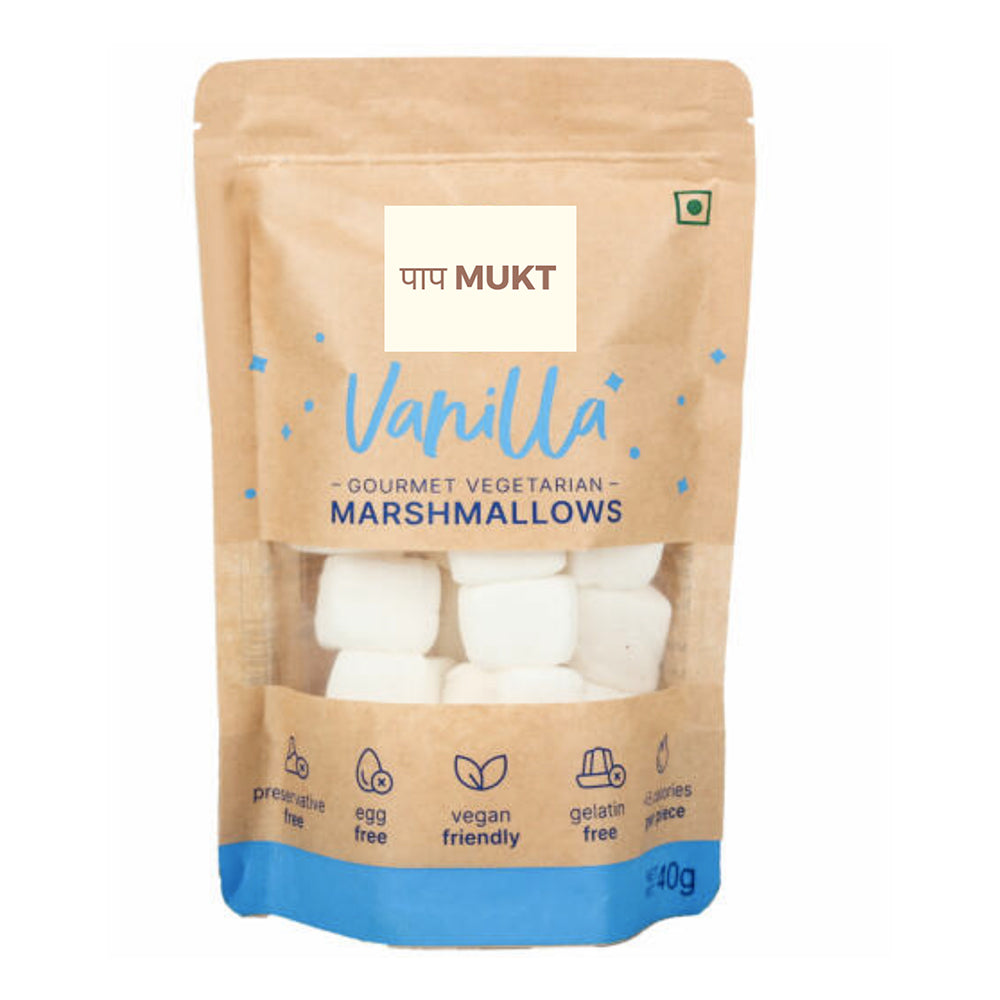 Paap Mukt Vanilla Vegan Gourmet Marshmallows (45g)