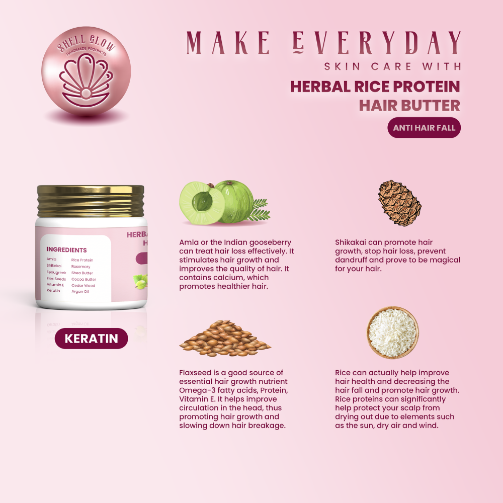 Herbal Rice Protein Hair Butter (200g)