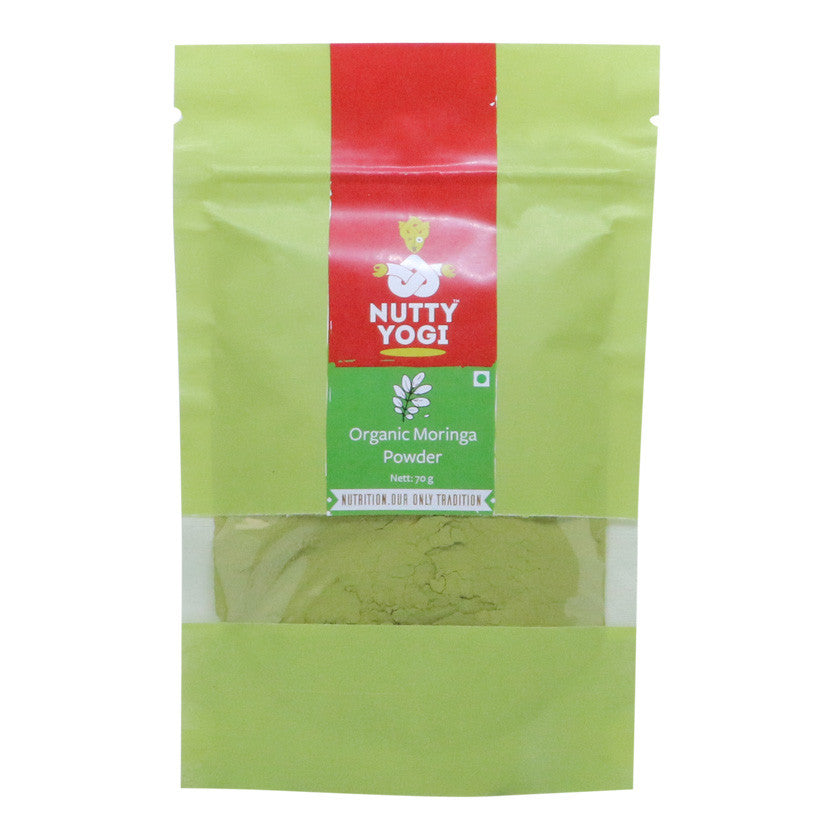 Nutty Yogi Organic Moringa Powder (70g)