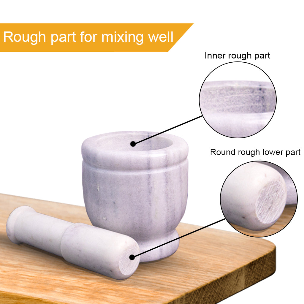 Marble Mortar and Pestle