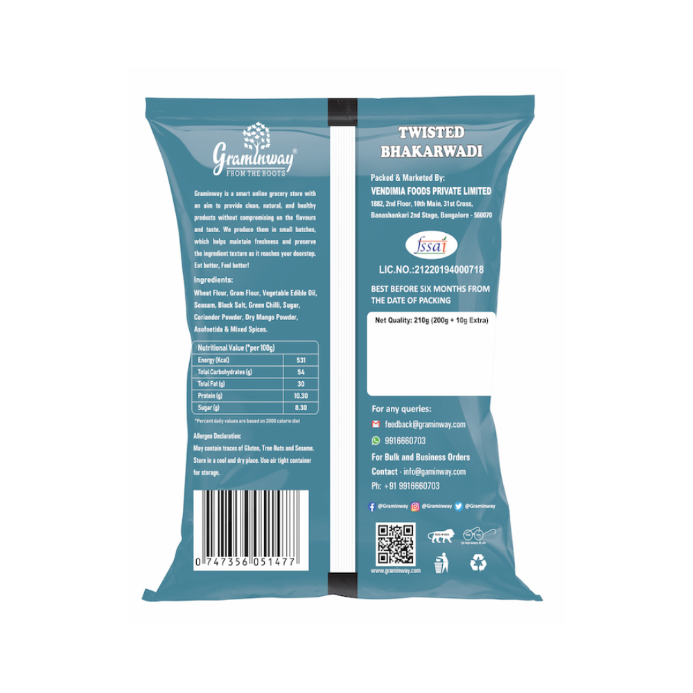 Graminway Twisted Bhakarwadi (200g)