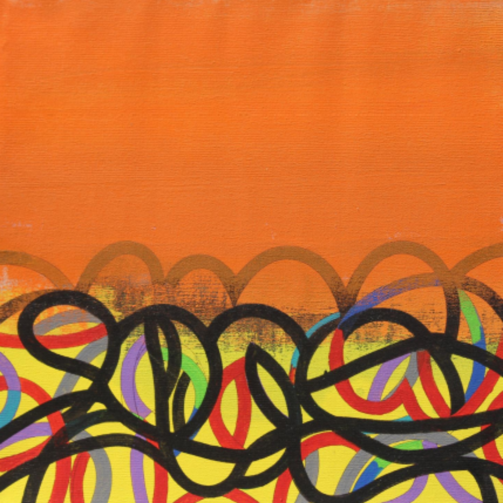 Untitled Acrylic on Canvas Painting