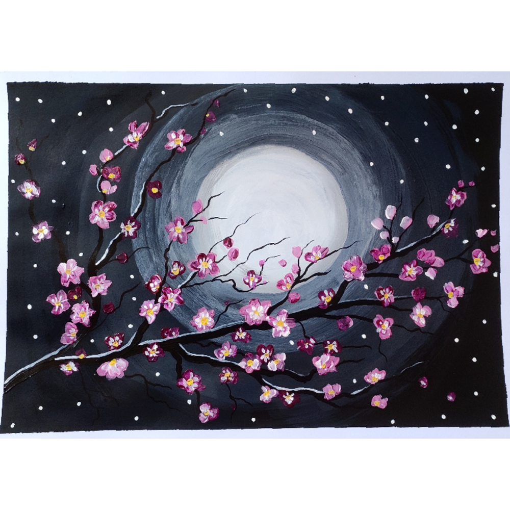 Moon Light - Acrylic Painting