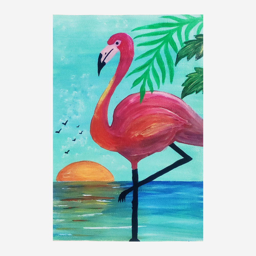 Flamingo Painting