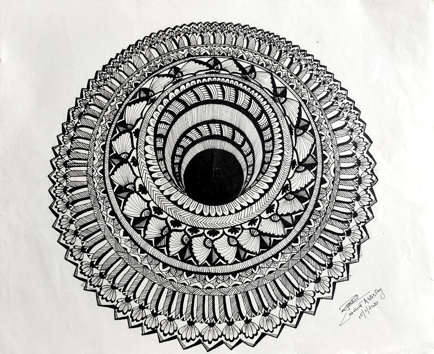 Illusion Mandala Painting