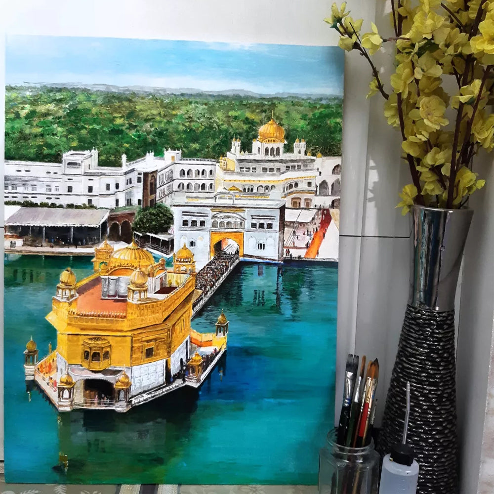 Golden Temple Original Painting