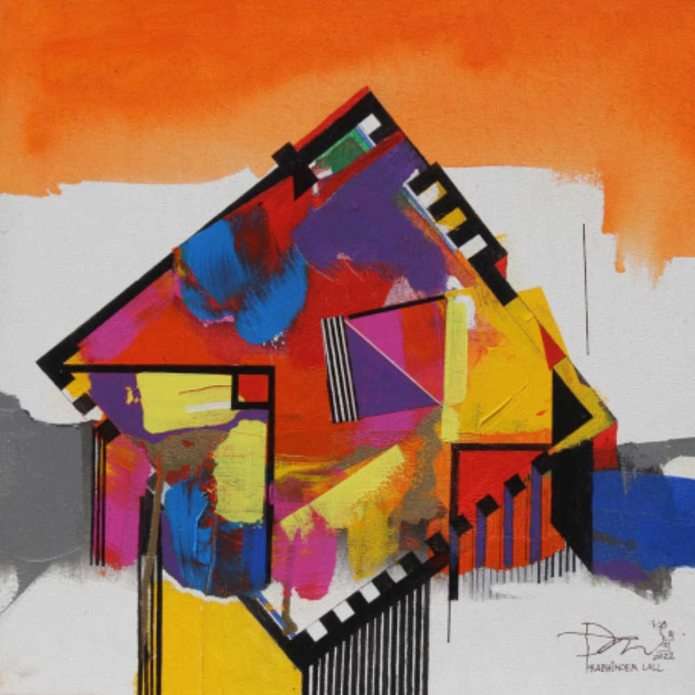 Untitled Acrylic on Canvas Painting