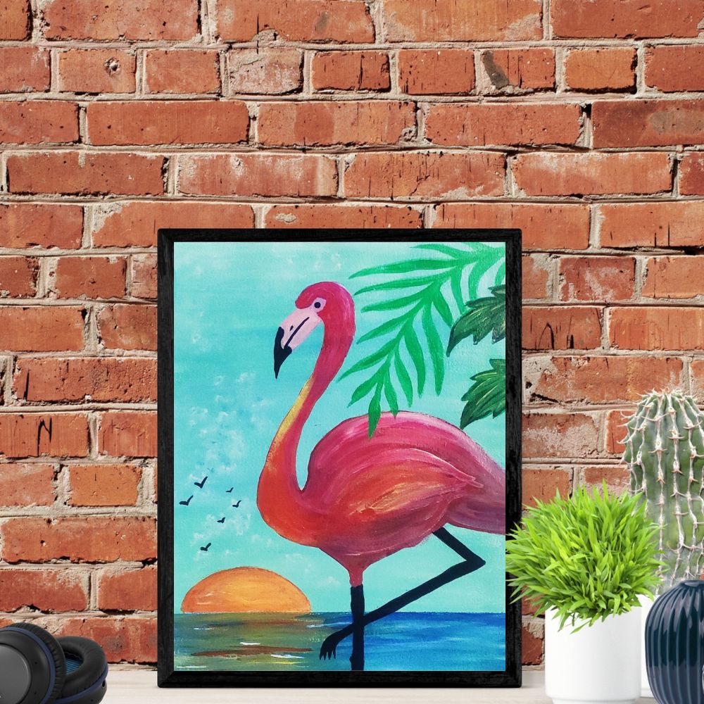 Flamingo Painting