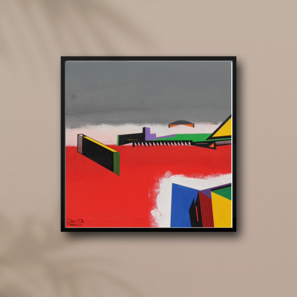 Urban Scape Serenity Acrylic on Canvas