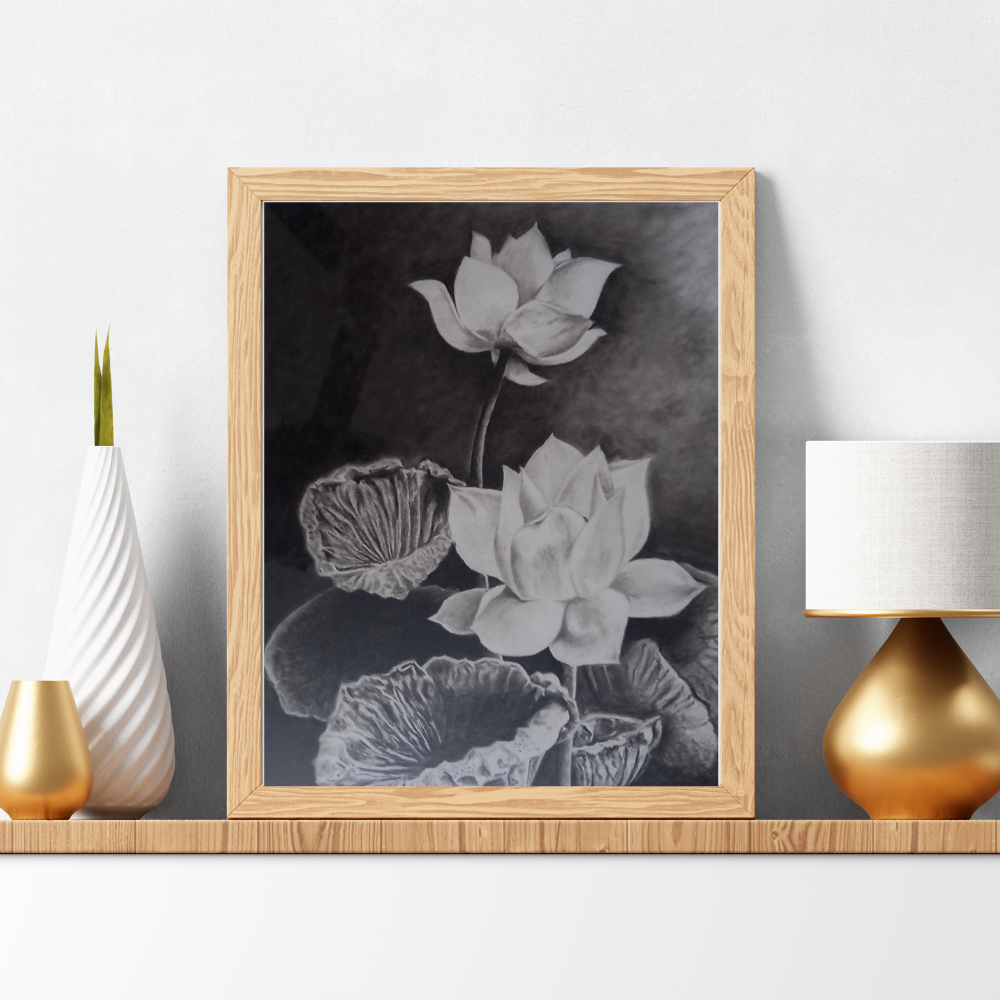 Fresh Lotus Painting
