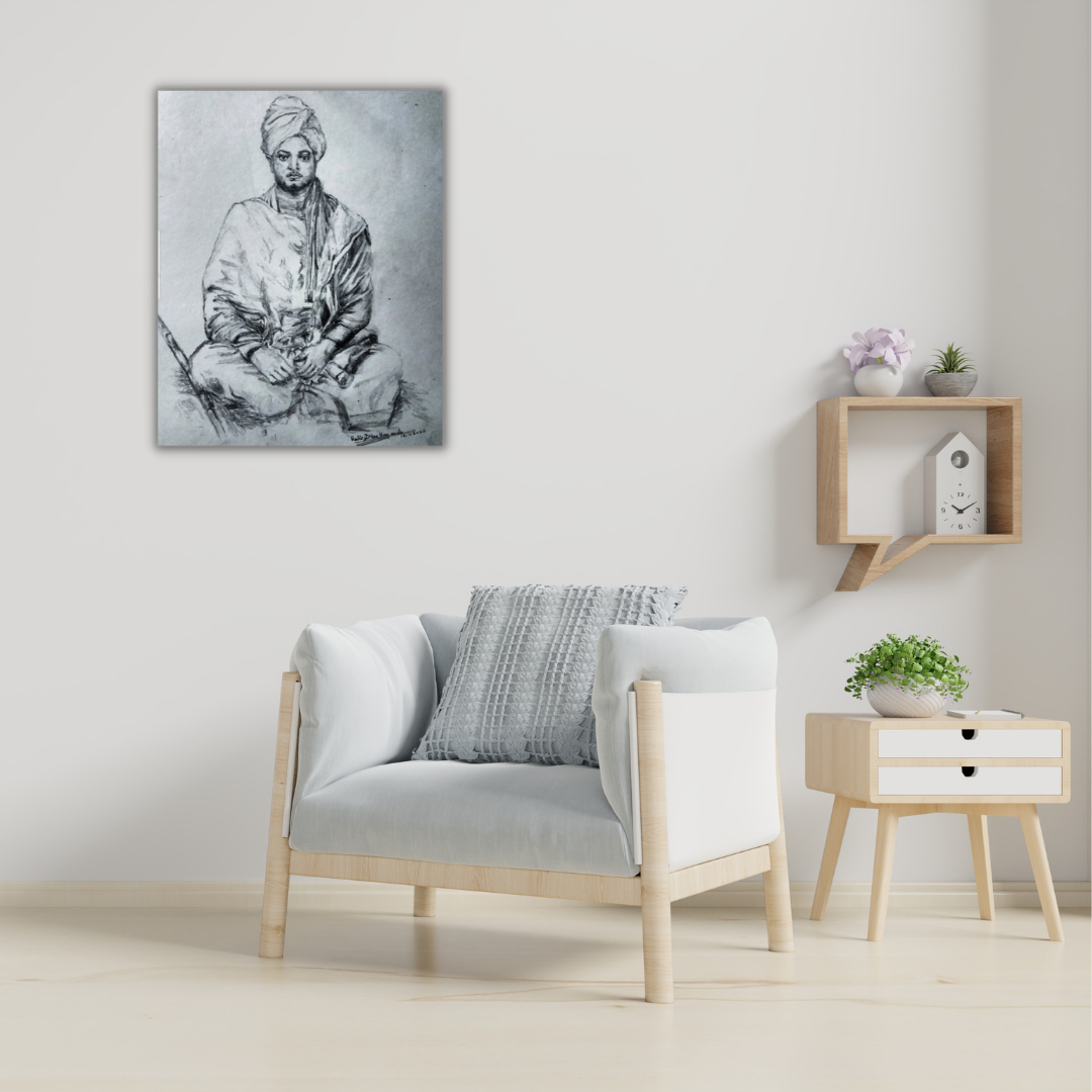Vivekananda - Pencil Sketch
