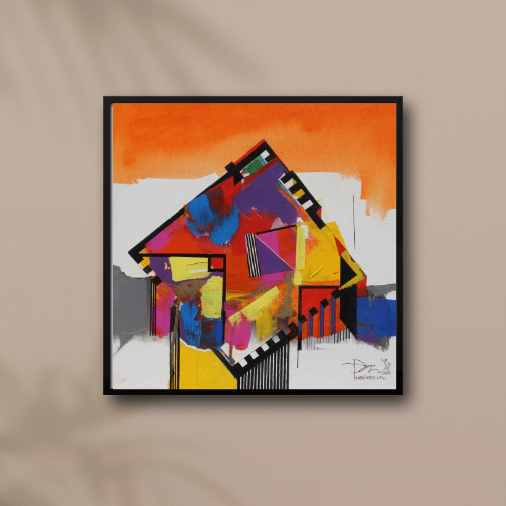 Untitled Acrylic on Canvas Painting