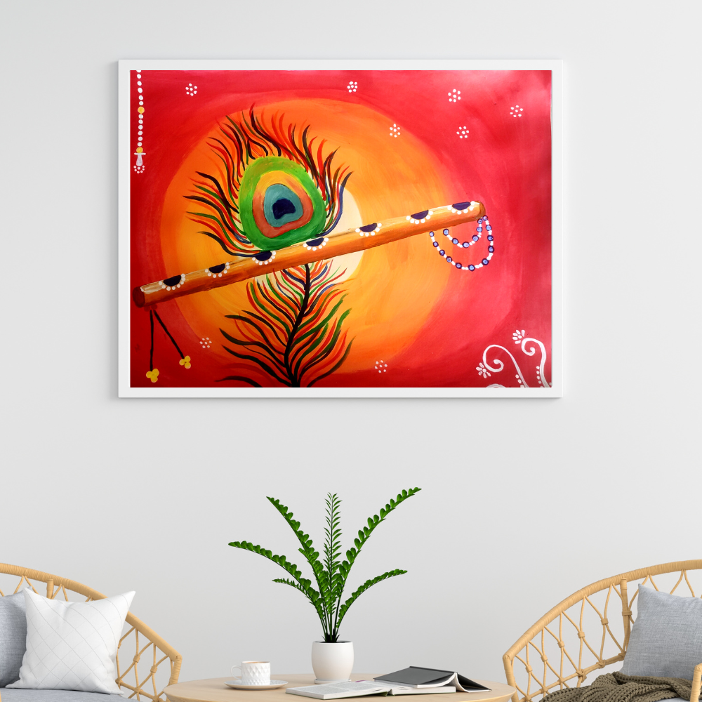 Krishna Flute Painting
