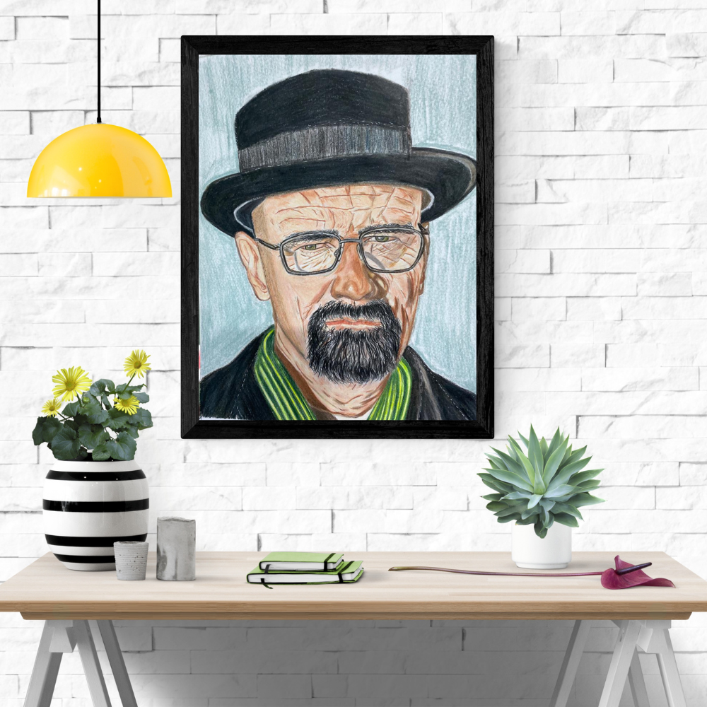 Walter White Pencil Drawing