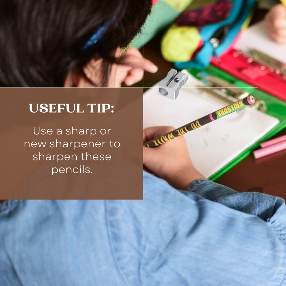 Goli Soda Upcycled Multicolor Newspaper Pencils (Pack of 20)