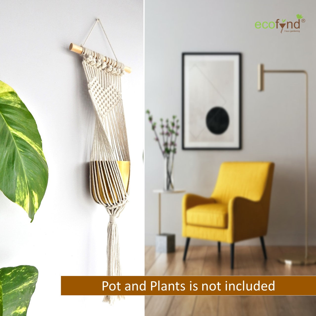 ecofynd Macrame Plant Hanger