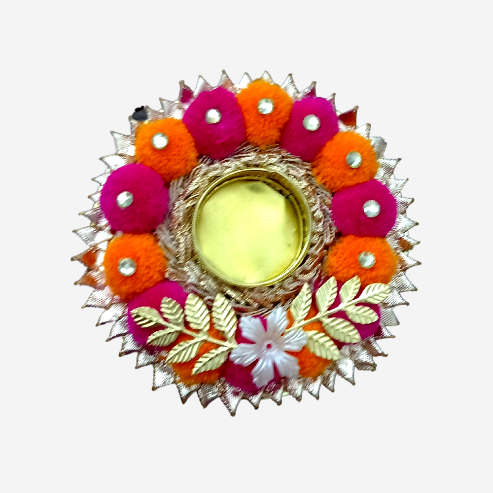 Handmade Rangoli Holders (Set of 13)