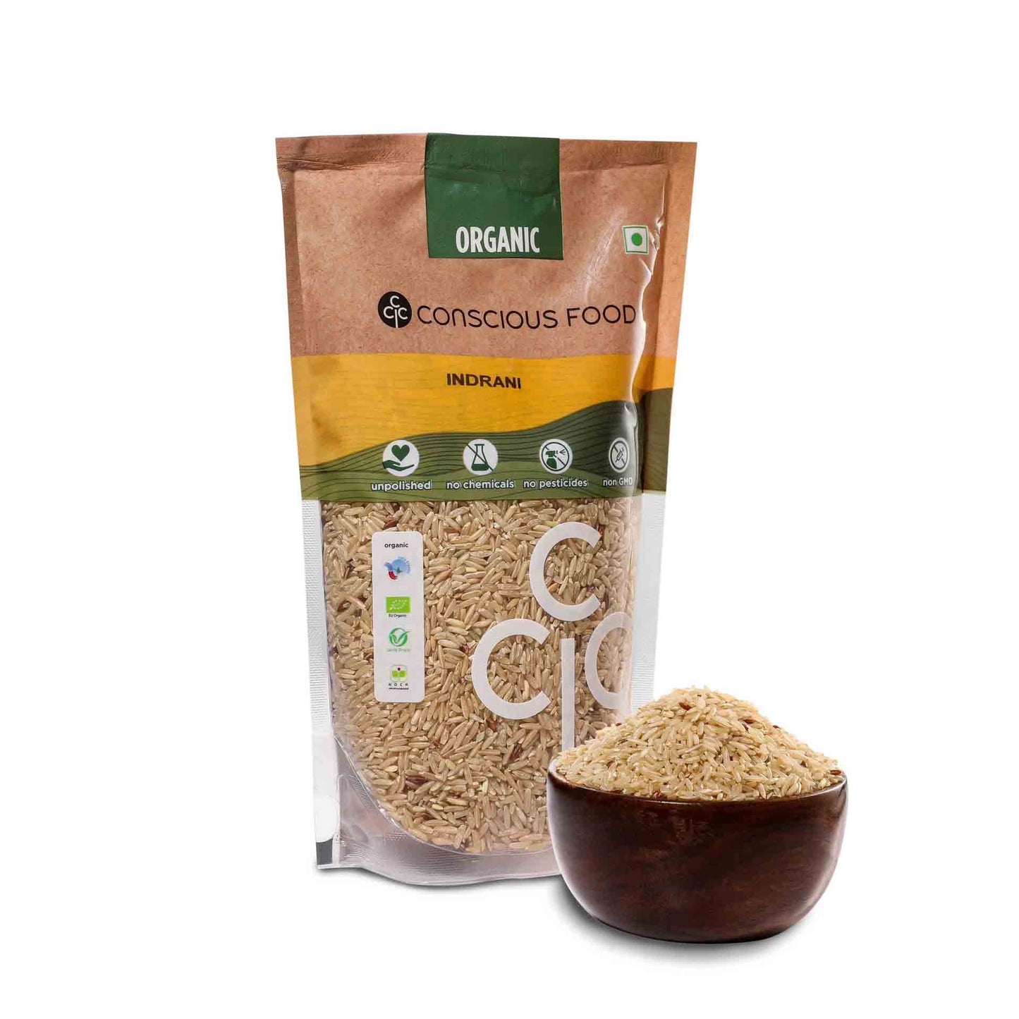 Conscious Food Brown Rice (Indrani) - 500g